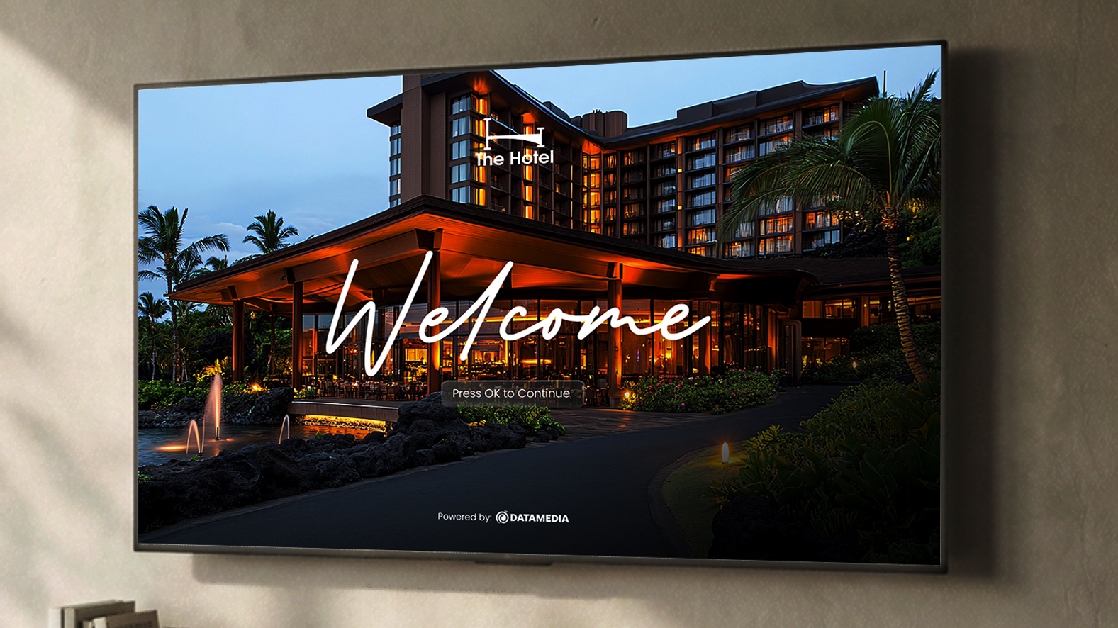 IPTV Welcome Screen